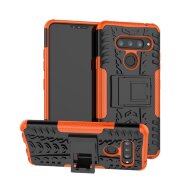 Чехол Hybrid Armor для LG V40 ThinQ (черный + оранжевый) Чехол Hybrid Armor для LG V40 ThinQ (черный + оранжевый)