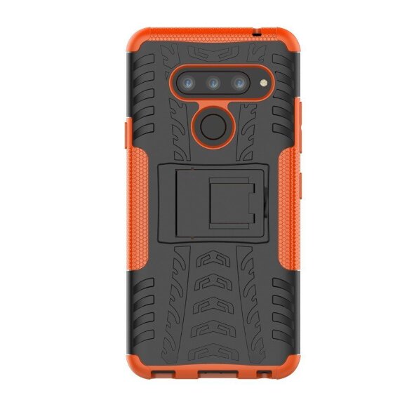 Чехол Hybrid Armor для LG V40 ThinQ (черный + оранжевый) Чехол Hybrid Armor для LG V40 ThinQ (черный + оранжевый)