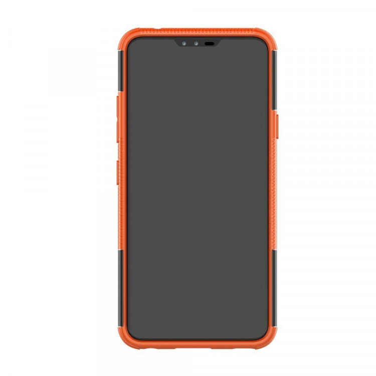 Чехол Hybrid Armor для LG V40 ThinQ (черный + оранжевый)