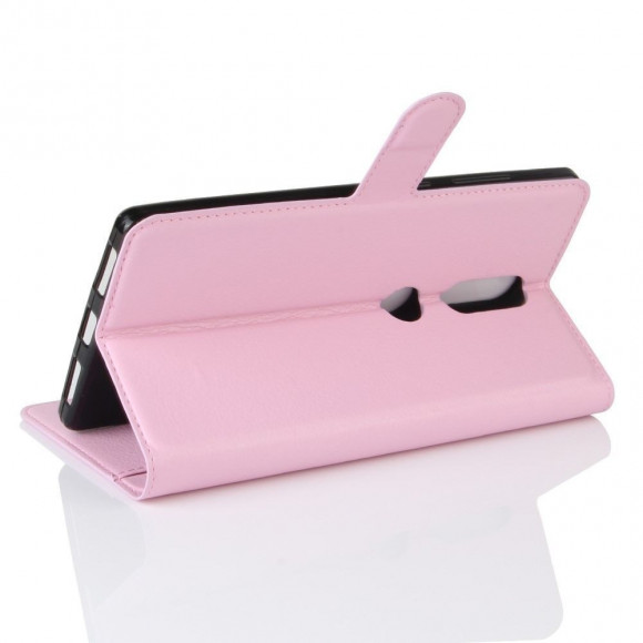 Чехол с визитницей для Lenovo Phab 2 Plus (розовый)