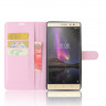 Чехол с визитницей для Lenovo Phab 2 Plus (розовый)
