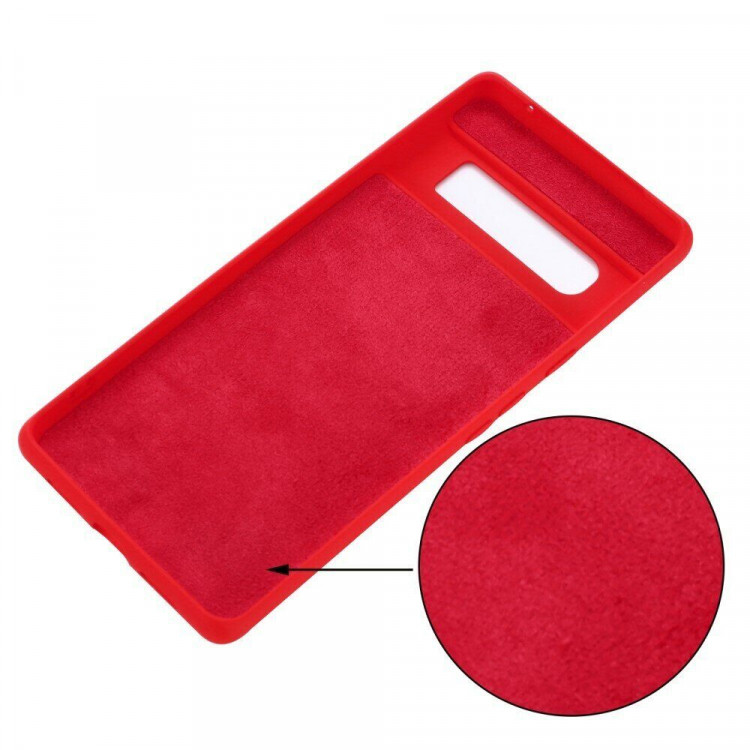 Силиконовый чехол Mobile Shell для Google Pixel 6 Pro (красный)