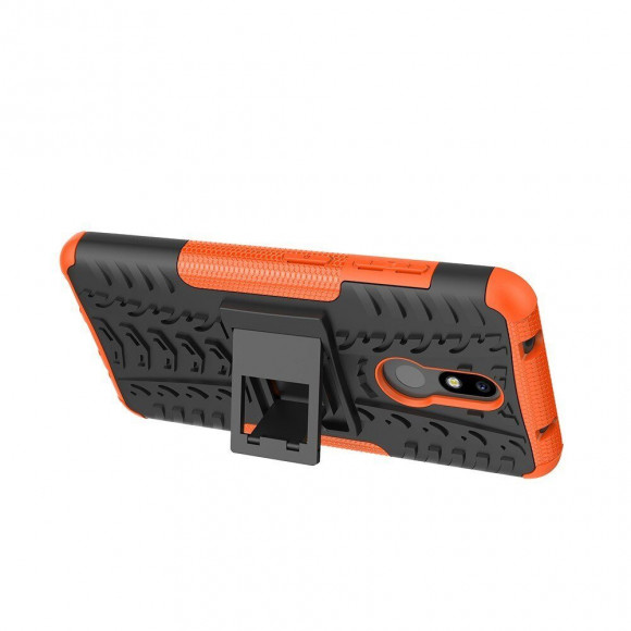 Чехол Hybrid Armor для Nokia 3.2 (черный + оранжевый) Чехол Hybrid Armor для Nokia 3.2 (черный + оранжевый)