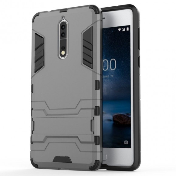 Чехол Duty Armor для Nokia 8 (серый) Чехол Duty Armor для Nokia 8 (серый)