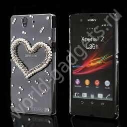 Чехол Heart Diamond для Sony Xperia Z