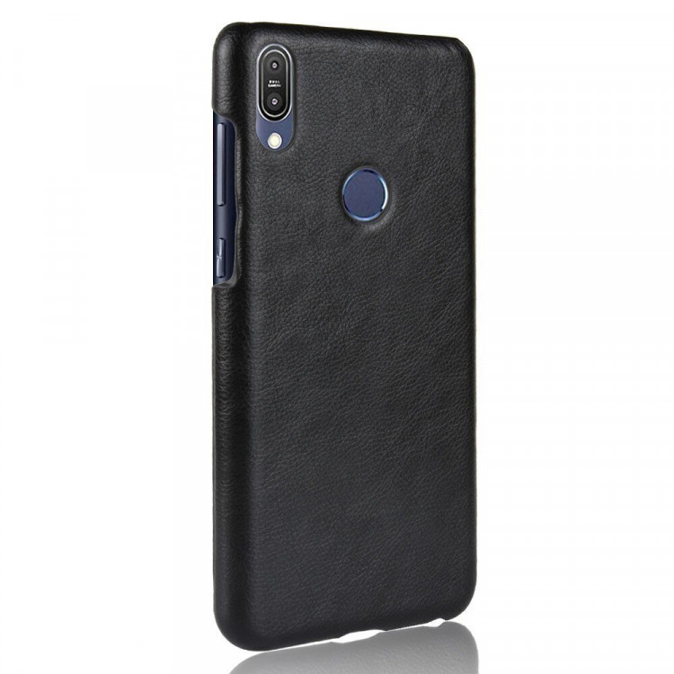 Чехол Litchi Texture для Asus Zenfone Max Pro (M1) ZB601KL / ZB602KL (черный)