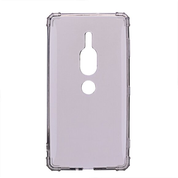 Силиконовый чехол с усиленными бортиками для Sony Xperia XZ2 Premium (черный) Силиконовый чехол с усиленными бортиками для Sony Xperia XZ2 Premium (черный)