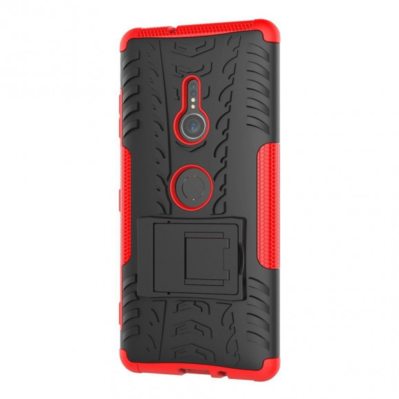 Чехол Hybrid Armor для Sony Xperia XZ3 (черный + красный) Чехол Hybrid Armor для Sony Xperia XZ3 (черный + красный)