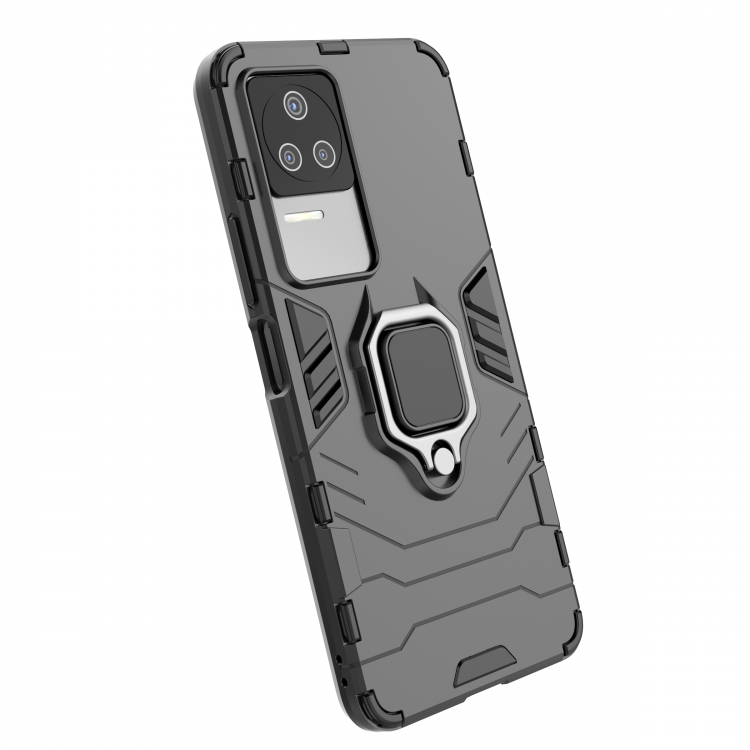 Чехол Armor Ring Holder для Poco F4 (черный)