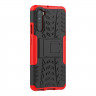 Чехол Hybrid Armor для OnePlus Nord (черный + красный)