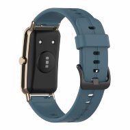 Силиконовый ремешок для Huawei Watch Fit Mini и часов с креплением 16мм (серо-синий) Силиконовый ремешок для Huawei Watch Fit Mini и часов с креплением 16мм (серо-синий)