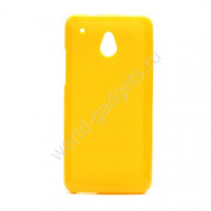 Мягкий пластиковый чехол для HTC One Mini / M4 (желтый) Мягкий пластиковый чехол для HTC One Mini / M4 (желтый)