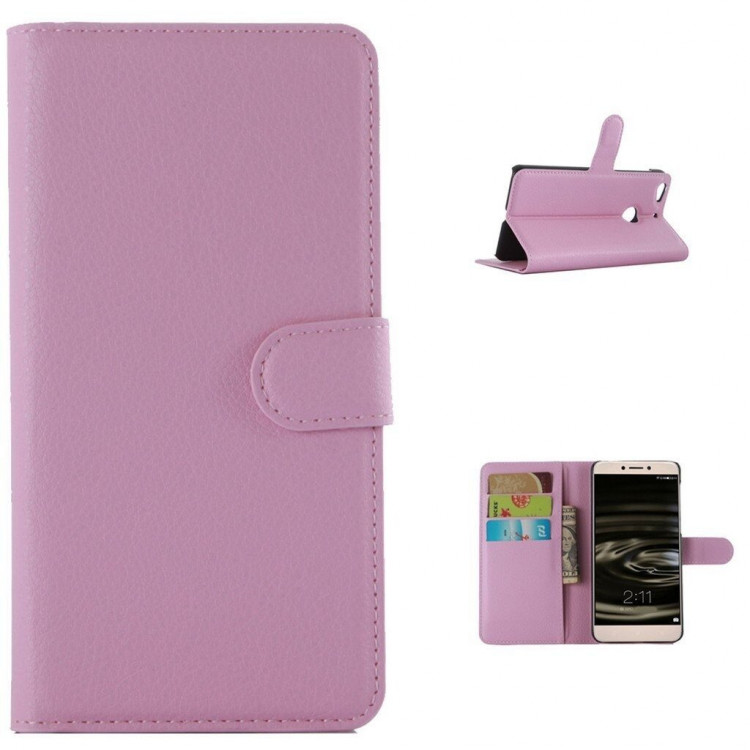 Чехол с визитницей для LeEco Le 1S (розовый)