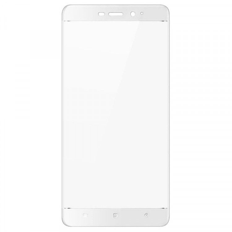 Защитное стекло 3D для Xiaomi Redmi 4 (белый)