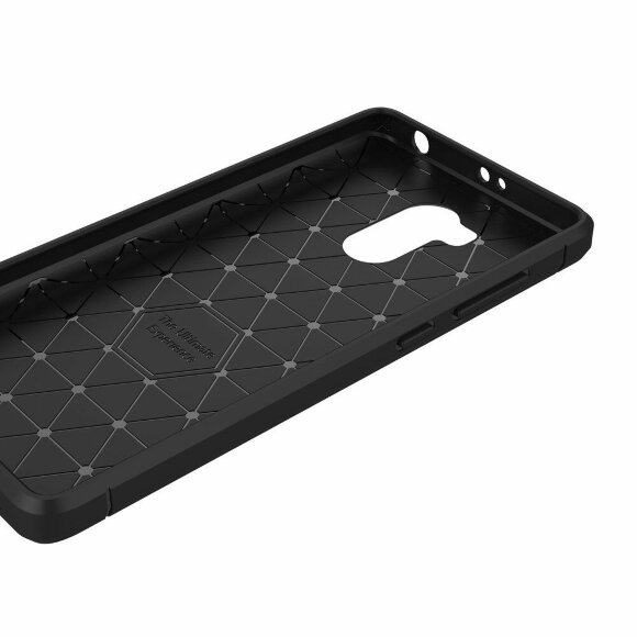 Чехол Carbon Fibre для Xiaomi Redmi 4 Pro / 4 Prime (серый)