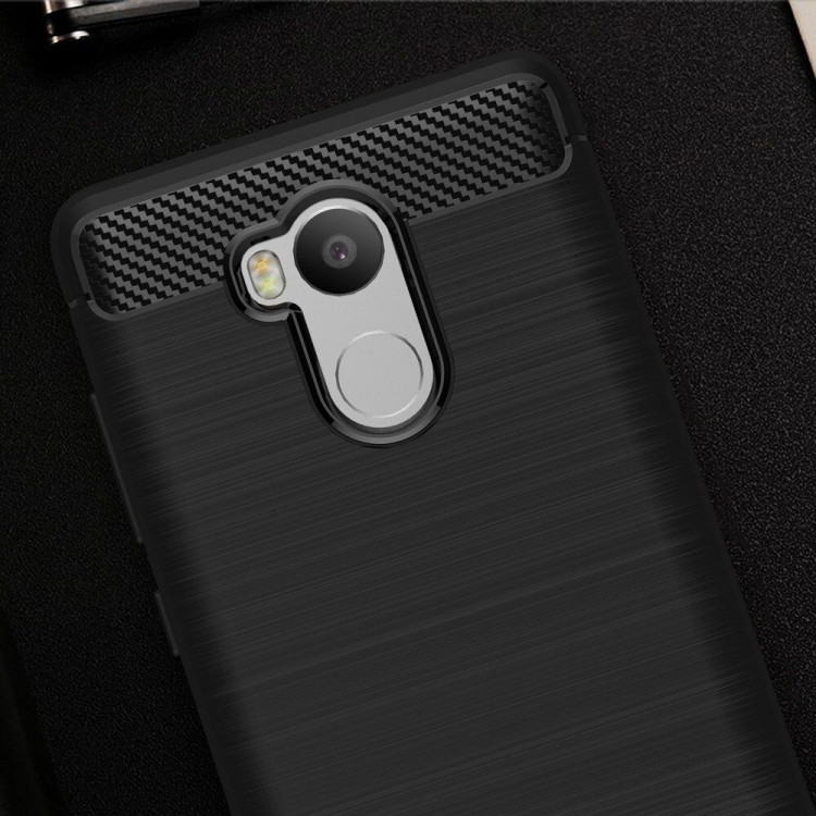 Чехол Carbon Fibre для Xiaomi Redmi 4 Pro / 4 Prime (серый)
