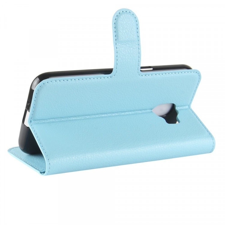 Чехол с визитницей для Samsung Galaxy J2 Pro 2018 (голубой)