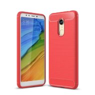 Чехол-накладка Carbon Fibre для Xiaomi Redmi 5 Plus (красный)