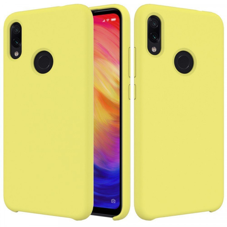 Силиконовый чехол Mobile Shell для Xiaomi Redmi Note 7 / Redmi Note 7 Pro (желтый)