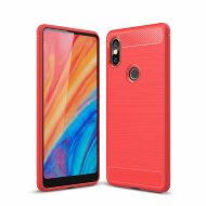 Чехол-накладка Carbon Fibre для Xiaomi Mi Mix 2s (красный) Чехол-накладка Carbon Fibre для Xiaomi Mi Mix 2s (красный)