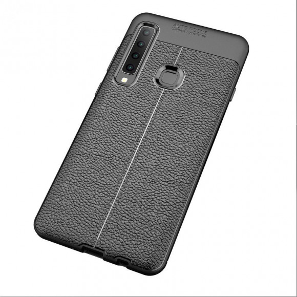 Чехол-накладка Litchi Grain для Samsung Galaxy A9 (2018) (черный)