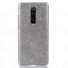 Кожаная накладка-чехол для Xiaomi Redmi K20 / Redmi K20 Pro / Xiaomi Mi 9T / Mi 9T Pro (серый)