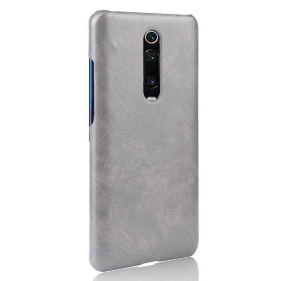 Кожаная накладка-чехол для Xiaomi Redmi K20 / Redmi K20 Pro / Xiaomi Mi 9T / Mi 9T Pro (серый)