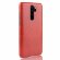 Кожаная накладка-чехол для Xiaomi Redmi Note 8 Pro (красный)