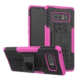 Чехол Hybrid Armor для Samsung Galaxy Note 8 (черный + розовый)