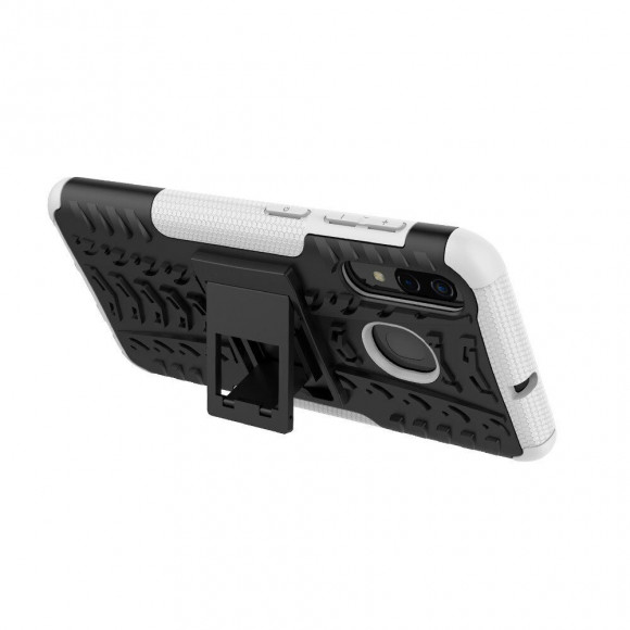 Чехол Hybrid Armor для Samsung Galaxy A30 / Galaxy A20 (черный + белый) Чехол Hybrid Armor для Samsung Galaxy A30 / Galaxy A20 (черный + белый)
