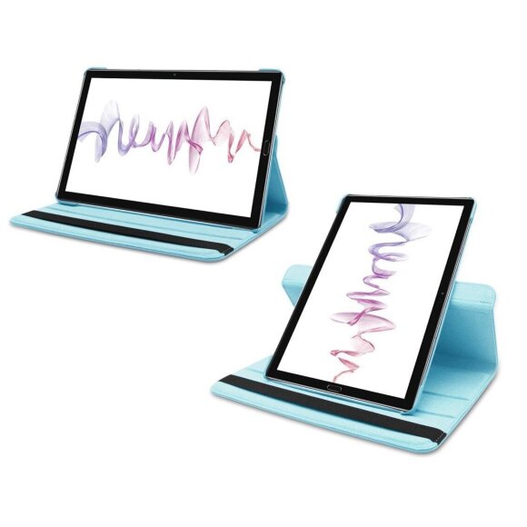 Поворотный чехол для Huawei MediaPad M6 10.8 (голубой) Поворотный чехол для Huawei MediaPad M6 10.8 (голубой)
