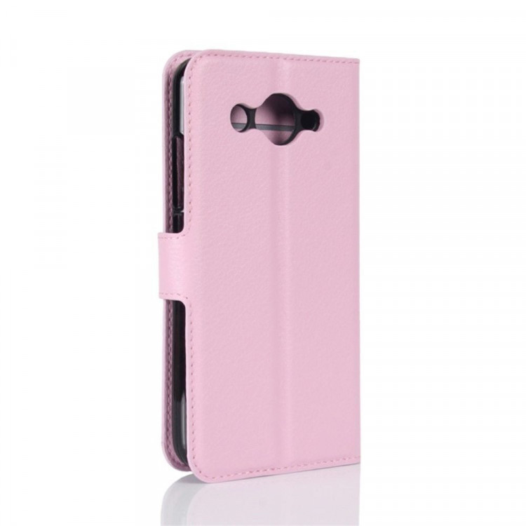 Чехол с визитницей для Huawei Y3 2017 (розовый)