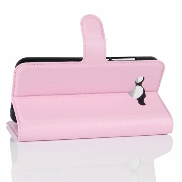 Чехол с визитницей для Huawei Y3 2017 (розовый)