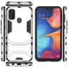 Чехол Duty Armor для Samsung Galaxy M30s / Galaxy M21 (серебряный)