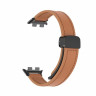 Кожаный ремешок с магнитной застежкой для Honor Band 9 (коричневый)