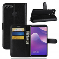 Чехол с визитницей для Huawei Y9 (2018) / Enjoy 8 Plus (черный) Чехол с визитницей для Huawei Y9 (2018) / Enjoy 8 Plus (черный)
