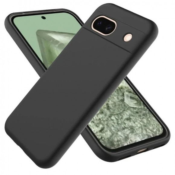 Силиконовый чехол Mobile Shell для Google Pixel 8a (черный) Силиконовый чехол Mobile Shell для Google Pixel 8a (черный)