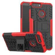 Чехол Hybrid Armor для Huawei P Smart / Enjoy 7S (черный + красный) Чехол Hybrid Armor для Huawei P Smart / Enjoy 7S (черный + красный)