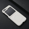 Чехол с MagSafe для Samsung Galaxy Z Flip5 (белый)