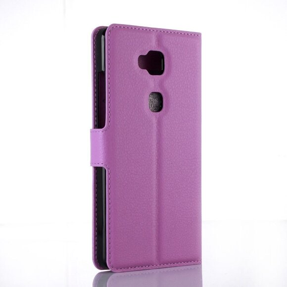 Чехол с визитницей для Huawei Honor 5X (фиолетовый)