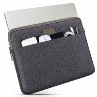 Тканевый чехол DOMISO для ноутбука и Macbook 13,3 дюйма (LP10 серый)