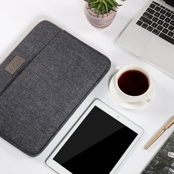 Тканевый чехол DOMISO для ноутбука и Macbook 13,3 дюйма (LP10 серый) Тканевый чехол DOMISO для ноутбука и Macbook 13,3 дюйма (LP10 серый)