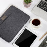 Тканевый чехол DOMISO для ноутбука и Macbook 13,3 дюйма (LP10 серый)