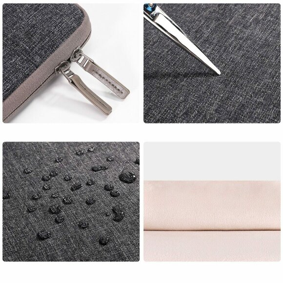 Тканевый чехол DOMISO для ноутбука и Macbook 13,3 дюйма (LP10 серый) Тканевый чехол DOMISO для ноутбука и Macbook 13,3 дюйма (LP10 серый)