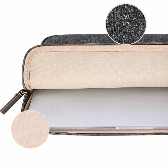 Тканевый чехол DOMISO для ноутбука и Macbook 13,3 дюйма (LP10 серый) Тканевый чехол DOMISO для ноутбука и Macbook 13,3 дюйма (LP10 серый)