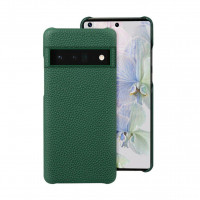 Кожаный чехол Cowhide для Google Pixel 6 (зеленый)