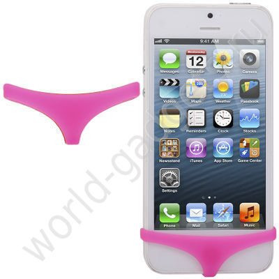 Стринги для iPhone 5 / 4 / 4s (розовые)