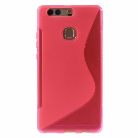 Нескользящий чехол для Huawei P9 Plus (малиновый) Нескользящий чехол для Huawei P9 Plus (малиновый)