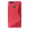 Нескользящий чехол для Huawei P9 Plus (малиновый)