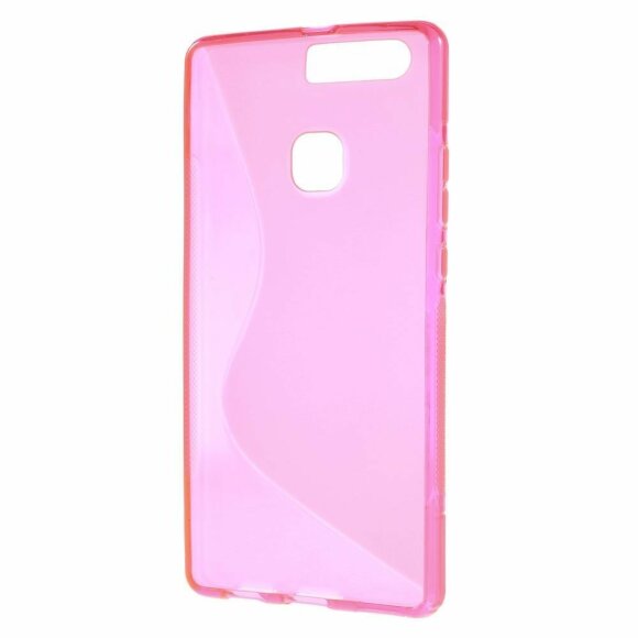 Нескользящий чехол для Huawei P9 Plus (малиновый) Нескользящий чехол для Huawei P9 Plus (малиновый)